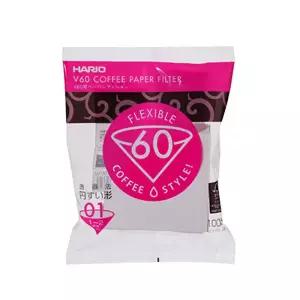하리오 화이트 커피필터 1~2인용 여과지 100매 VCF-01