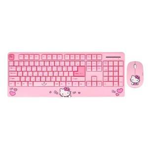 헬로키티 팜레스트 무선 키보드 마우스 세트