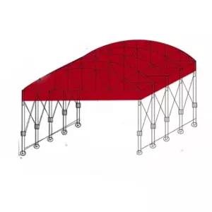 자바라 천막 캐노피 농막 이동식 차고 터널 접이식