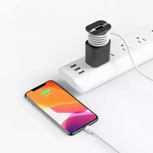 실리콘 케이블 정리기 1+1 수납 케이스 정리 보호캡