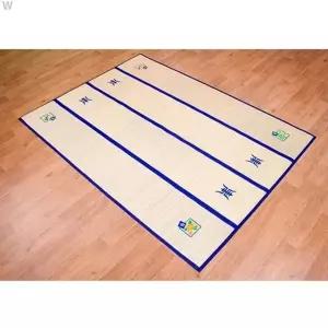 천연왕골 접이식 돗자리 4단 160x220cm