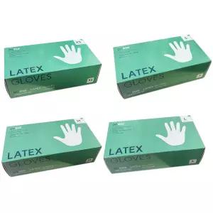 두원 라텍스 글러브 XS/S/M/L 1통(100매) 의료용 덴탈글러브 진료용장갑 병원용