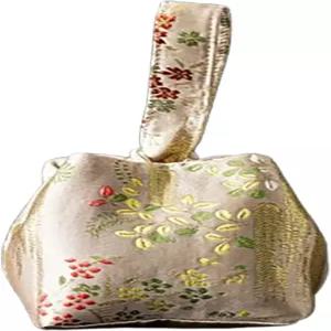 티 세트 드로스트링 가방 면 린넨 찻주전자 찻잔 휴대용 일본식 캠핑 여행용 보관