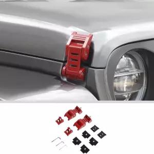 랭글러 후드 래치 클램프 잠금 보닛 패스너 지프 JK/JKU 2007-2017 JL/JLU 2018-2025+ 및 글래디에이터 JT