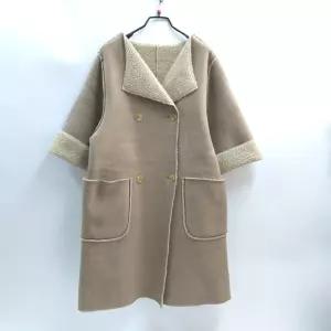 가다컴퍼니 JAPAN 재팬 롤업소매 시어링코트 에코 양털 무스탕코트 C459