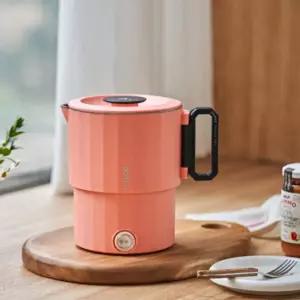 도무스 접이식 라면 포트 여행용 캠핑 110V 겸용 피치핑크 BNA
