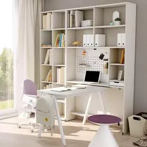 일룸 다운로드 로이모노 1400폭 6단 책상세트D600