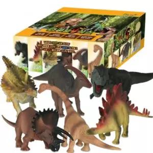 오즈토이 테라어드벤처 다이노식스 공룡 6종 세트 oz-3330x6p 쥬라기 백악기 모형 학습 교구 교재 장난감