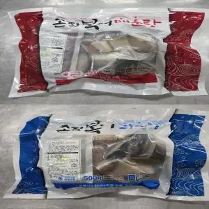 동해 복어 손질 매운탕 맑은탕 570g 2세트 팩당 복어500g 소스70g 1세트 복어매운탕1팩 복어맑은탕1팩 식사