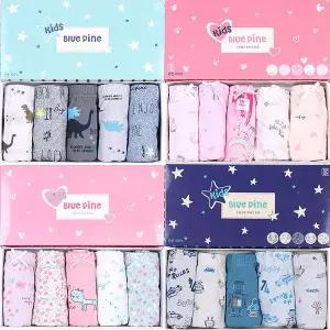 [보리보리/키즈라인]블루핀 아동속옷 아동팬티 유아 주니어 삼각팬티 5매입