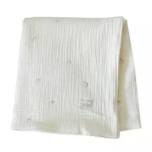 [롯데백화점]머쉬룸메이트 별달자수 6중거즈 블랭킷 신생아사이즈