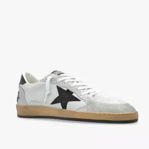 골든구스 스니커즈 볼스타 크로커다일 프린트 레더 스타 