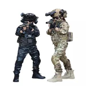 어린이특수부대 군복 초등 의상 군인 코스프레 캠프 블랙 유니폼