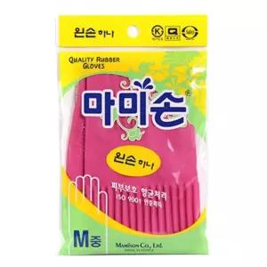 [모두모아]마미손 고무장갑 왼손 하나 M(중)x10켤레 주방고무장갑 라텍스고무장갑 한손고무장갑 고무장갑왼