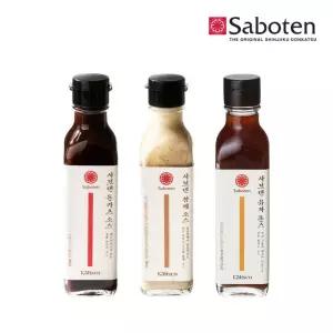 사보텐 소스 3종(돈카츠/유자/참깨) 4개 골라담기