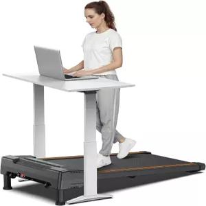 9 4레벨 오토 경사면이 있는 워킹 패드 러닝머신 책상 아래 300LBS 용량 소형/사무실용 소형