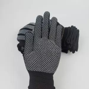 작업용 도트 장갑 블랙 12켤레 택배 기사 일 장갑/면장갑/운전자용/화물용/운전용/택배/작업/운전/작업용