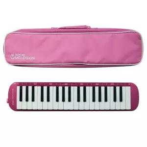 핑크색 교육용 HDC 영창 멜로디언 37건반 멜로디온 케이스포함 유치원 초등 음악 교구 어린이 멜로디혼 학