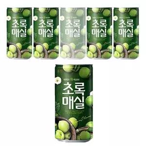 [셀러허브]무료배송 웅진 초록매실캔 180ml x 30개 (S10516176)