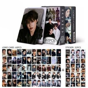92개/세트  앨범 로모 카드 스티커 EXO REVERXE 백현 카이 찬 수집용 엽서 팬 수집
