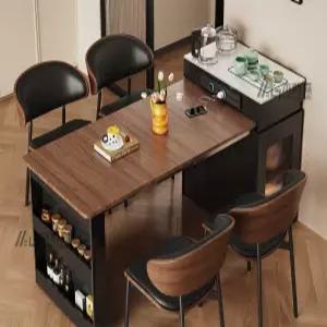 확장형 식탁 테이블 공간활용 베란다 이동식 인테리어 탁자