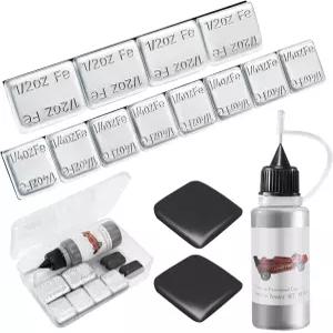 파인대시 프로 파인우드 자동차 더비 키트 총 및 퍼티 무게 위한 05OZ 5OZ 파인 윤활유텅스텐 12개 1OZ