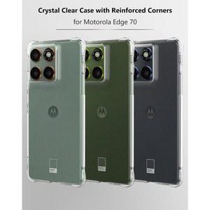 모토로라 엣지 70 강화 코너 소프트 TPU 투명 충격 방지 X70 커버 에어용) 보호 (모토로라 카메라 케이스