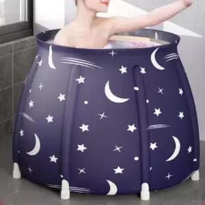 얼음물 자쿠지 휴대용 홀로사우나 욕조기 성인접이식욕조