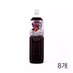 참다음 복분자 5배희석 1.5L X 8개 음료베이스 복분자원액 카페 식자재 과일원액 희석용 착즙쥬스 엑기스