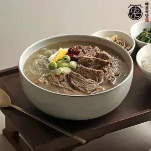 [신세계라이브쇼핑]I[마음식당] 국내산 뼈없는 소갈비탕 600g x 8팩, 실온보관 순살갈비탕