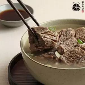 [신세계라이브쇼핑]I[마음식당] 국내산 뼈없는 소갈비탕 600g x 5팩, 실온보관 순살갈비탕