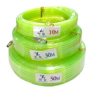 에어호스(형광) 특A급 8mm x 50M / 콤프레샤 콤푸 컴프레셔 호수 우레탄 연질 튜브 타카 에어건