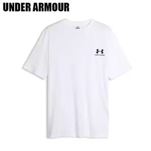 언더아머 남성용 스포츠스타일 레프트 체스트 SS 반팔티 1326799-100