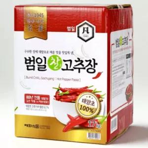 범일 찰 고추장 17kg 대용량 업소용 식자재