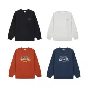 [롯데백화점]폴햄키즈 공용 플리스 워딩 맨투맨 PKF4TR3011