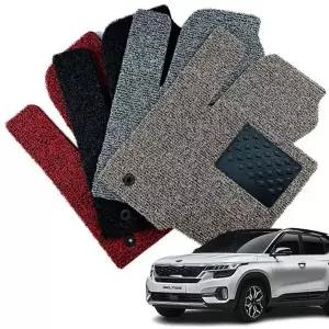 셀토스 운전석 매트 다이아몬드 차량용 확장형 셀토스 코일 매트 커버 고밀도 포인트 스캔 포집 패턴 퀼팅