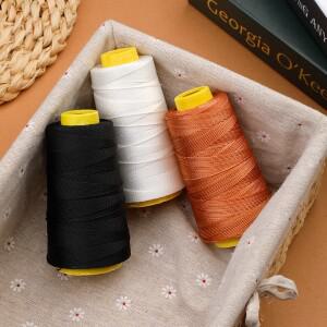 329야드/300미터 재봉틀 실 대형 롤 나일론 로프 고강도 가벼운 실크 코드 소파 가죽 청바지 바느질용