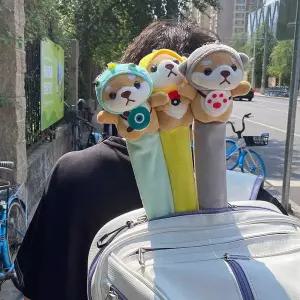 라켓 손잡이 커버 라켓손잡이 인형 배드민턴 사슴으로 그립