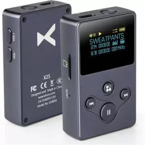 xDuoo X2S 고해상도 무손실 휴대용 음악 플레이어 DSD128 PCM 24Bit192k 128GB 6밴드 EQ 레일 투 옵 앰프
