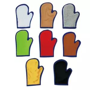 어린이집 유아 촉각 자극 발달 교구 촉감 놀이 장갑 8종 노인 요양 시설 인지 치료 교재 아동 센터 특수 학