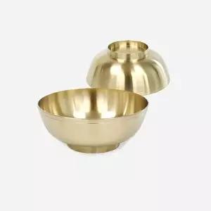 [조르지오]국산 RJ20BY72 업소용 방짜 유기 비빔기 옥면기 놋대접 20x8cm