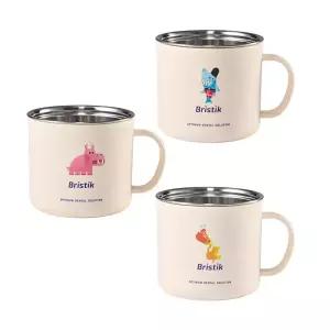 [브리스틱] 스테인리스 양치컵 250ml