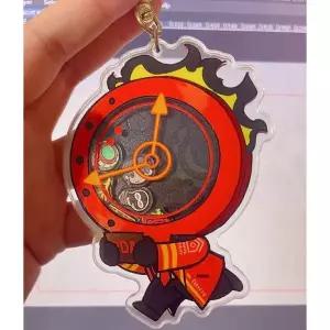 Limbus Company 애니메이션 키 체인 쉐이크 파이터 단테 아크릴 열쇠 고리 펜던트 친구 Brithday 선물 코스