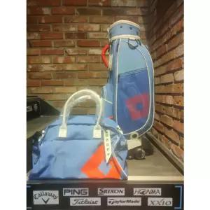 마스터스 다이와 온오프 휠캐디백 세트 파스텔블루