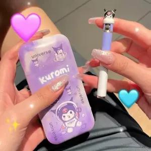 헬로 키티 만화 크리에이티브 담배 케이스 라이터 세트, 쿠로미 귀여운 담배 라이터, 방습