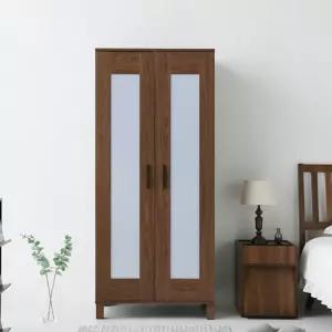 마켓비 옷장 드레스룸 행거 사무실 원룸 옷걸이 BROWN BNA