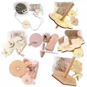 팽이만들기 그리기 전통 나무팽이 대용량) 모양7종 민속팽이 나무팽이 도토리팽이