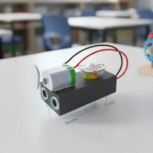 꼬마 진동 로봇 덜덜이 만들기 진동 파동에너지 미니로봇 과학교구 (LED형 1인용 2세트)