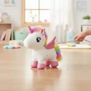 원앤원 헬로펫 유니콘 걷고 날개짓하는 작동인형 산책 인형 불빛 사운드 움직이는 장난감