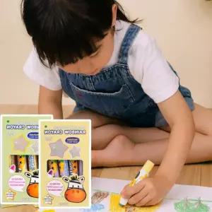 유아 어린이 레인보우 크레용 크레파스 4칼라 세트 아기 제작 베이비 미니색연필 색칠놀이 공부